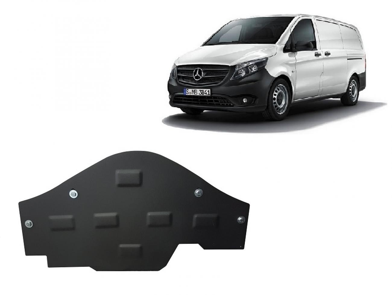 Hasplåt Stål EGR, system STOP&GO | Mercedes V-Classe W447, 4x2, 1.6 D (2014-2026) - 2