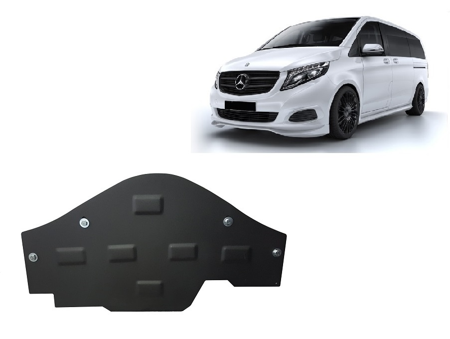 Proteção inferior EGR em aço, sistema STOP&GO | Mercedes Viano W447, 4x2, 1.6 D (2014-2026) - 2