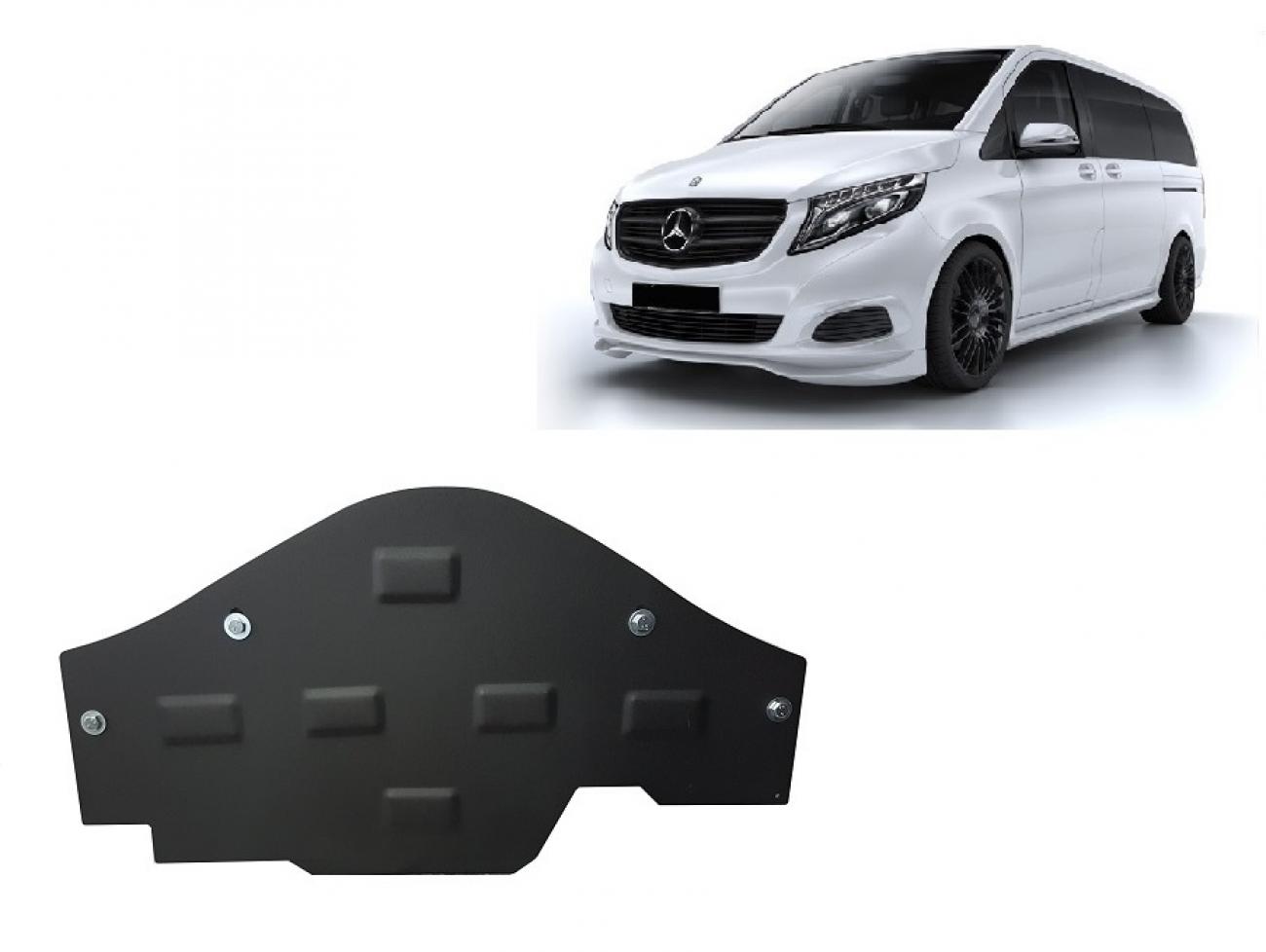 Bundplade Stål EGR, system STOP&GO | Mercedes Viano W447, 4x2, 1.6 D (2014-2026) - 2
