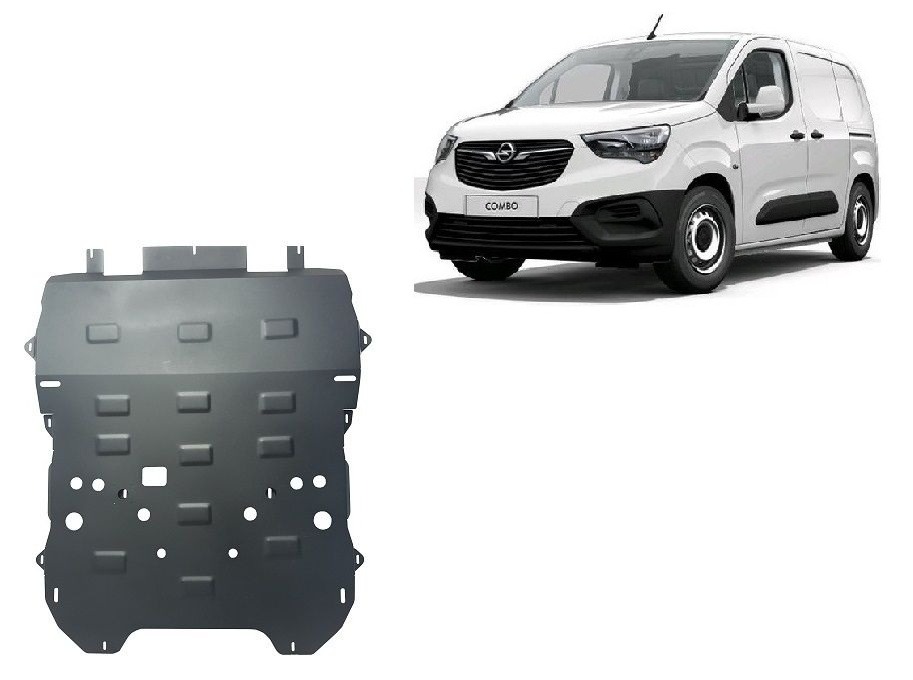 Bundplade Stål Motor+ | Opel Combo C (2018-2026) - 2