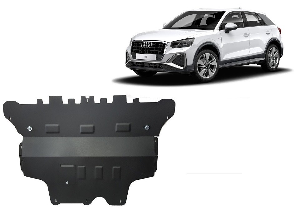 Hasplåt Stål Motor+ | Audi Q2 (2021-2026) - 2