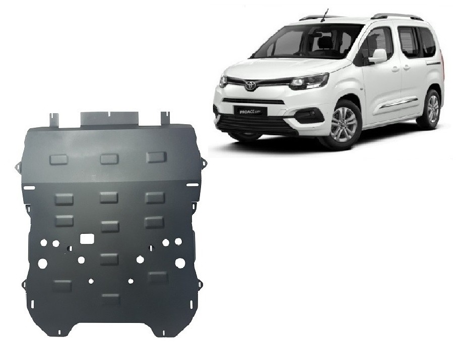 Pohjapanssari Steel Engine+ | Toyota Proace City Verso (2019-2026) - 2