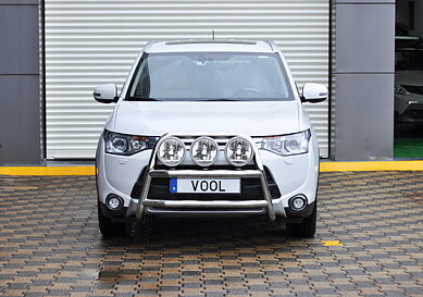 LARGE TRIO Bullbar - Mitsubishi Outlander 2013-2015