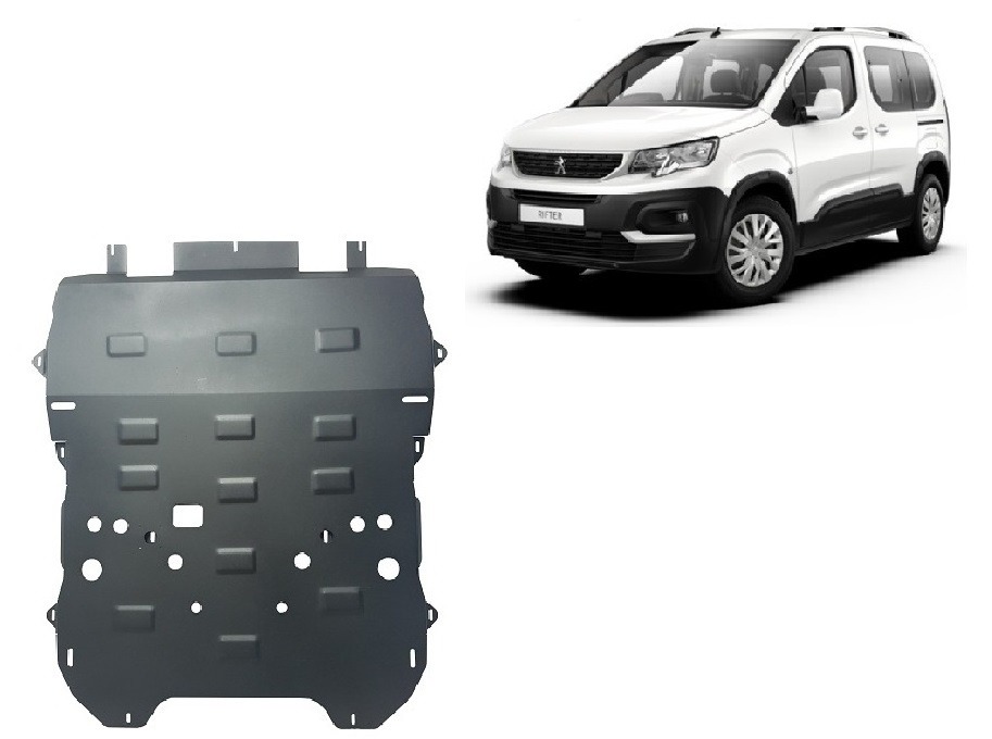 Skid plate Steel Engine+ | Peugeot Rifter / Partner (2018-2026) - 2