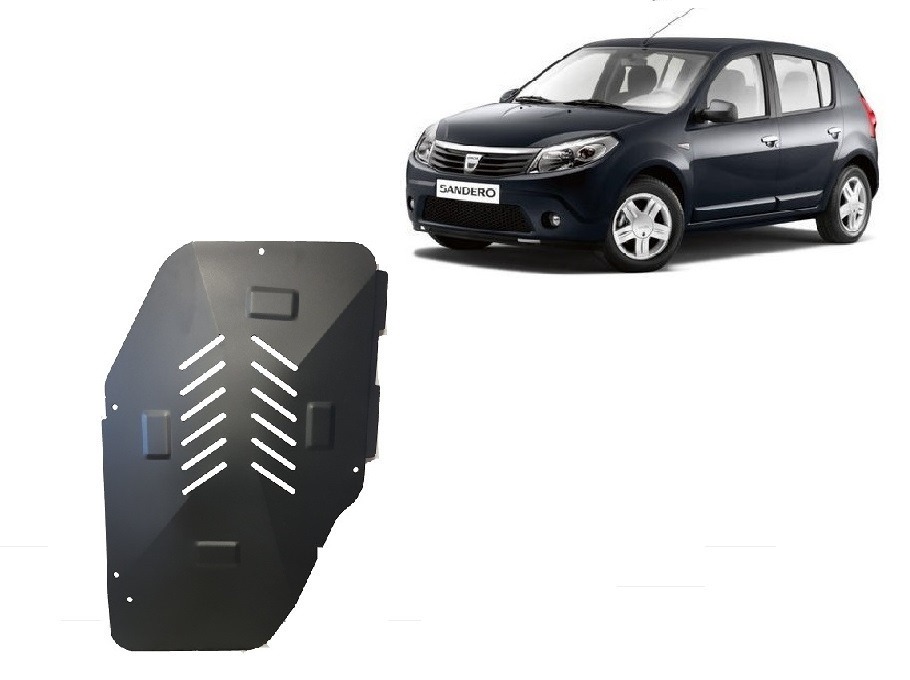 Bundplade Stål Brændstoftank | Dacia Sandero (2007-2012) - 2