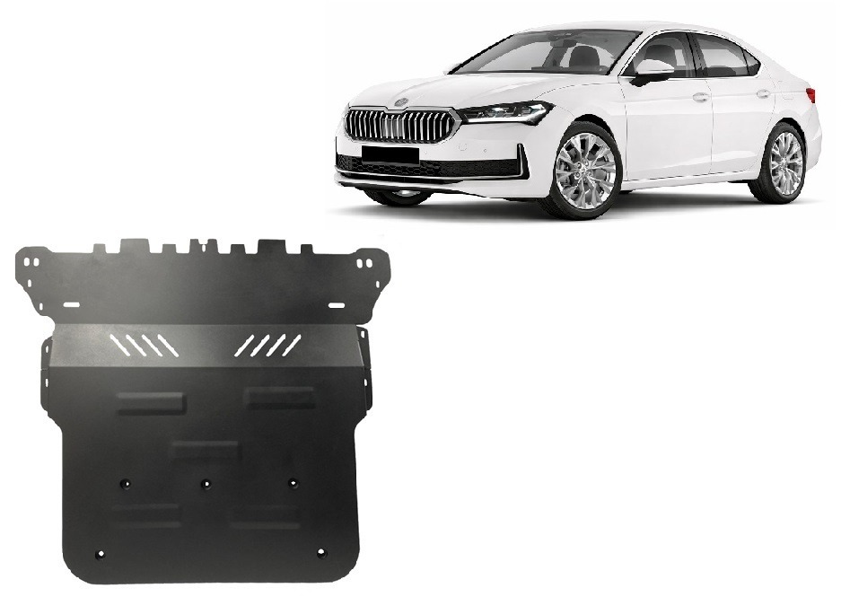 Bunnplate Stål Bakre differensial | Skoda Superb 4 (2024-2026) - 2