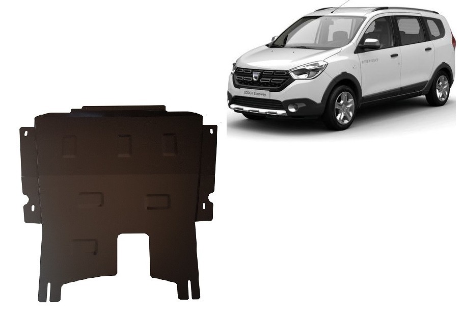 Bunnplate Stål Motor+ | Dacia Lodgy Stepway (2014-2022) - 2