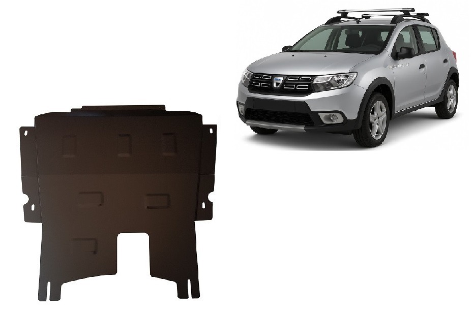 Bundplade Stål Motor+ | Dacia Sandero Stepway (2012-2020) - 2