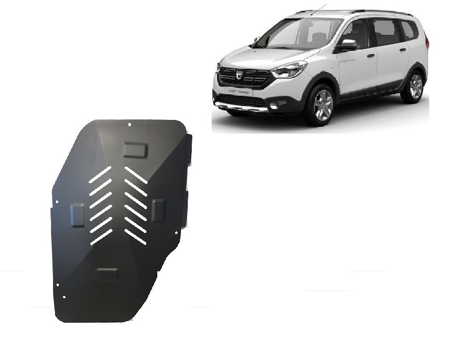 Bunnplate Stål Drivstofftank | Dacia Lodgy Stepway (2014-2022) - 2