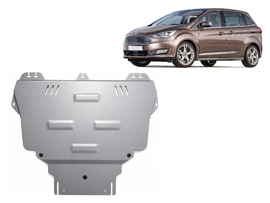Skid plate Aluminium Engine+ | Ford C-max (2010-2019) - 2