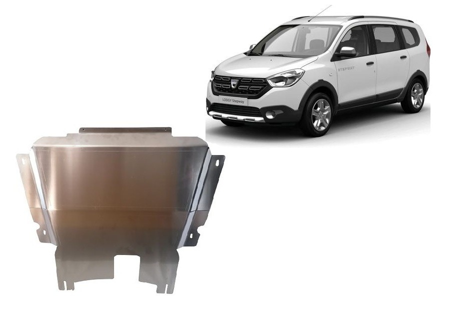 Pohjapanssari Aluminium Engine+ | Dacia Lodgy Stepway (2014-2020) - 2