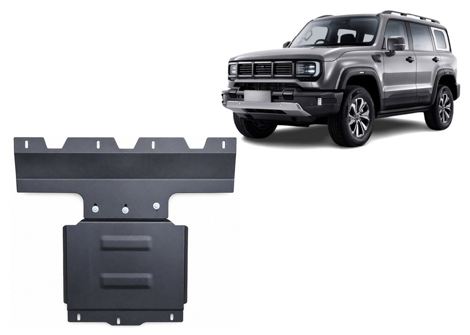 Hasplåt Stål Motor+ | Baic Beijing BJ40 (2023-2026) - 2