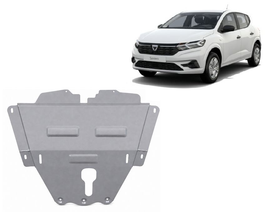 Skid plate Aluminium Engine+ | Dacia Sandero (2021-2026) - 2