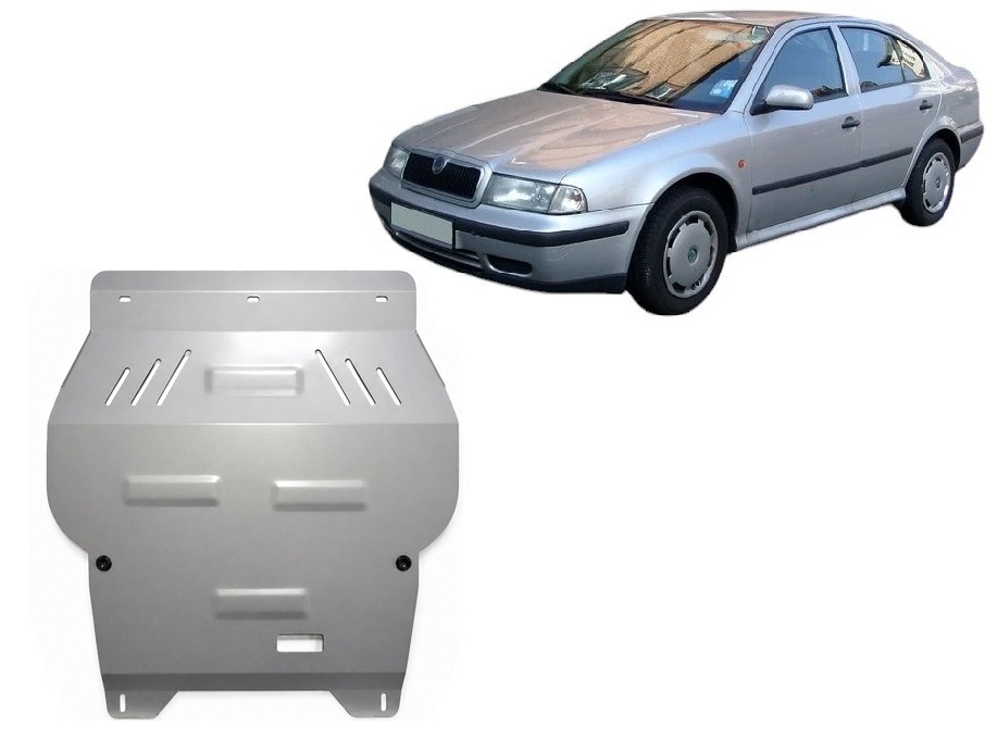 Bunnplate Aluminium Motor+ | Skoda Octavia (1998-2010) - 2