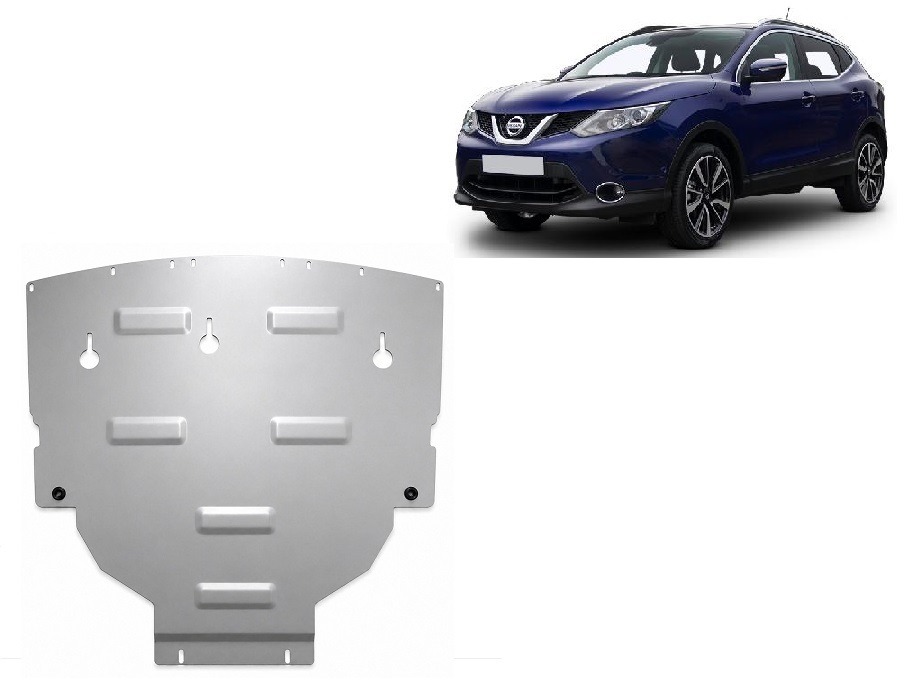 Skid plate Aluminium Engine+ | Nissan Qashqai J11 (2013-2021) - 2
