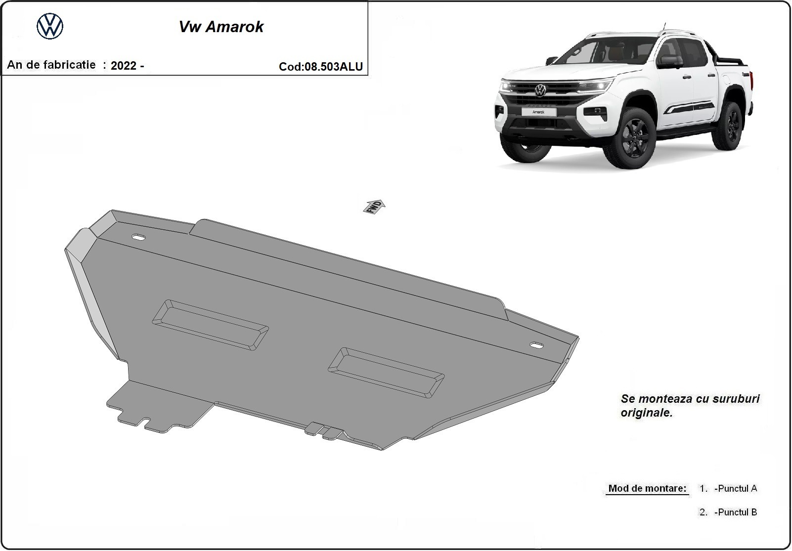 Bunnplate Aluminium Radiator | VW Amarok (2022-2026) - 3