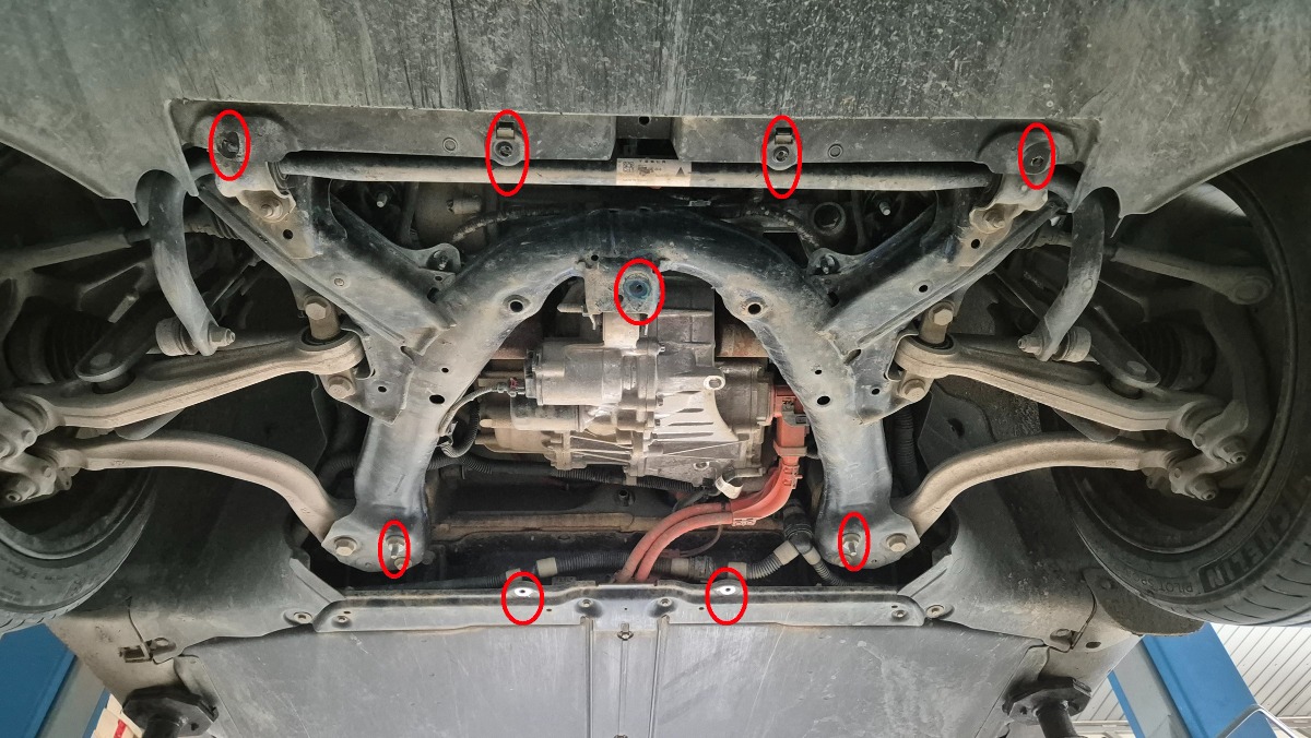 Pohjapanssari Steel front electric Motor | Tesla Model Y AWD (2024-2026) - 4