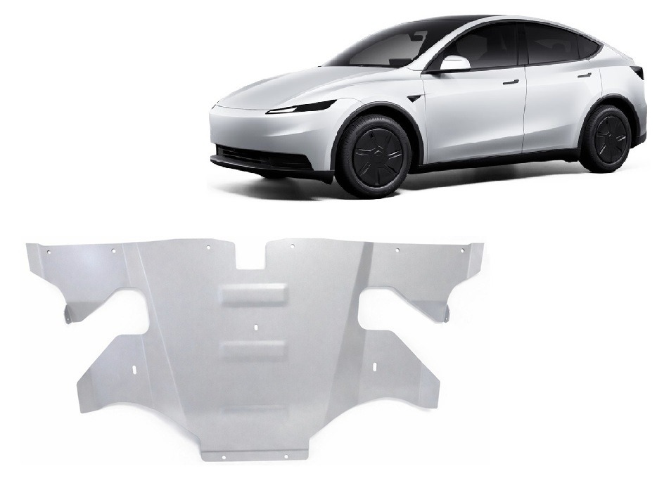 Hasplåt Aluminium Bakre elMotor | Tesla Model Y (2024-2026) - 2