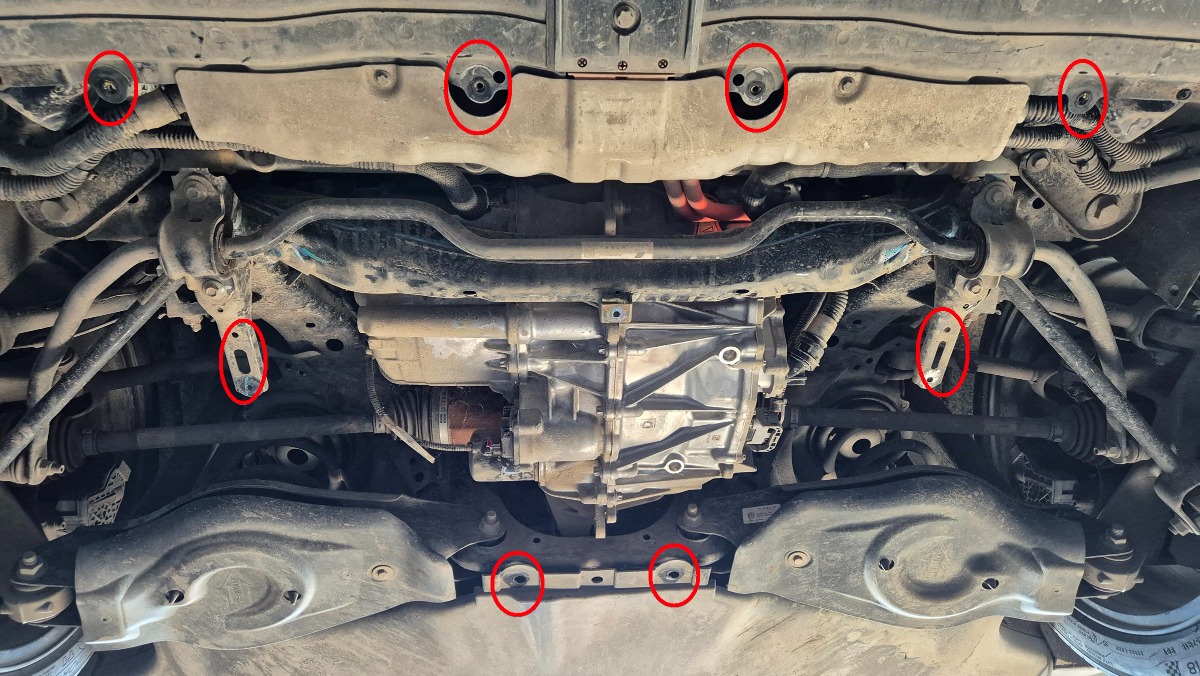 Hasplåt Aluminium Bakre elMotor | Tesla Model Y (2024-2026) - 4