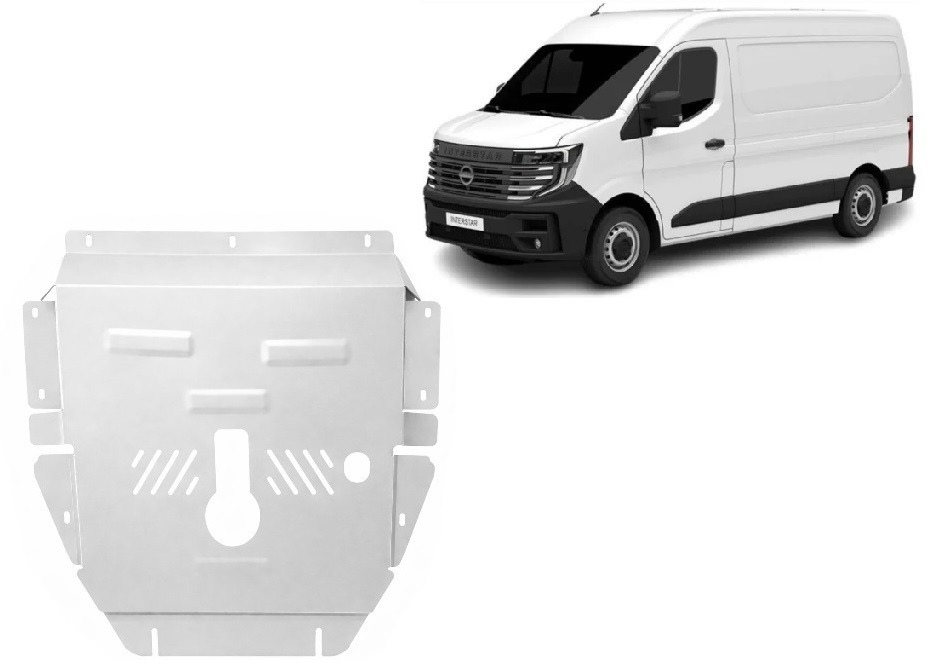 Bunnplate Aluminium Motor+ | Nissan Interstar (2024-2026) - 2