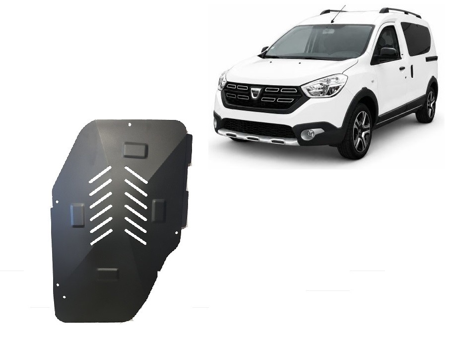 Hasplåt Stål Bränsletank | Dacia Dokker Stepway (2012-2020) - 2