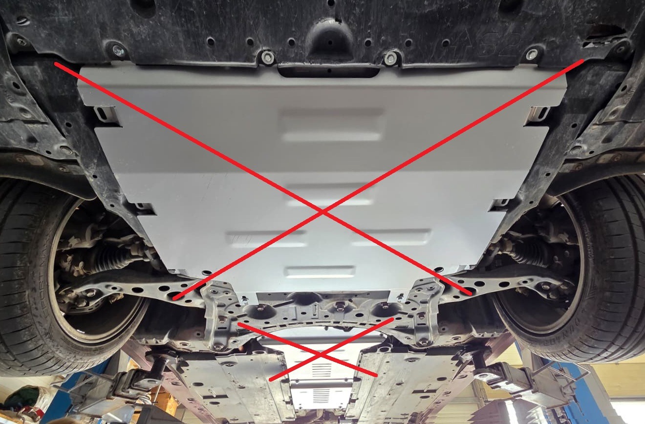 Bunnplate Aluminium Katalysator | Suzuki Swace (2020-2026) - 8