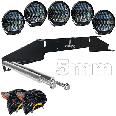 Avelux Summit Pro 225 LED Extraljus 5-pack