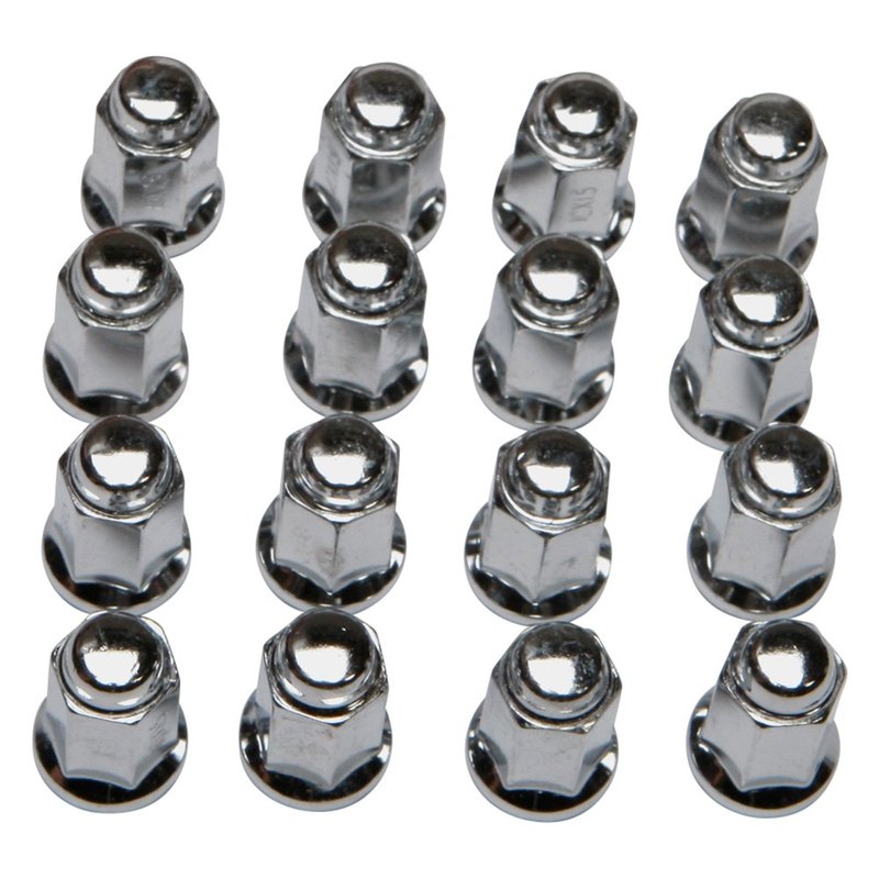 ITP Hjulmuttersats 10 x 1.25mm 60° konisk kromad 14mm nyckelvidd 16 st
