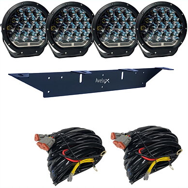 Avelux Summit Pro 180 LED Extraljus 4-pack