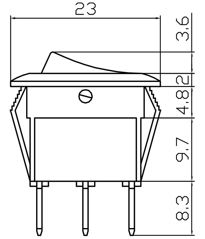 Strömbrytare Belyst 12V - 6