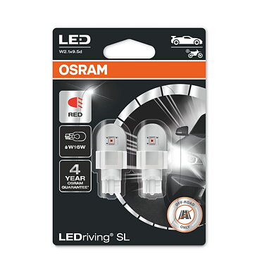 Osram LEDriving SL W16W RED