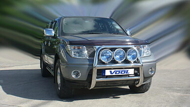 STOR 76MM Frontbøyle - Nissan Navara D40 (King Cab) 2006-2009