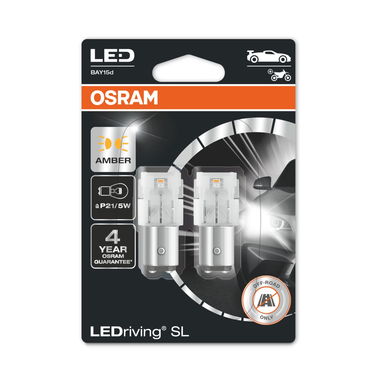 Osram LEDriving SL P21/5W YELLOW