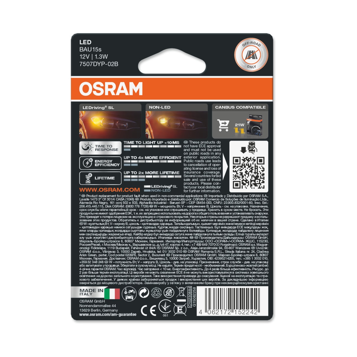Osram LEDriving SL PY21W - 2