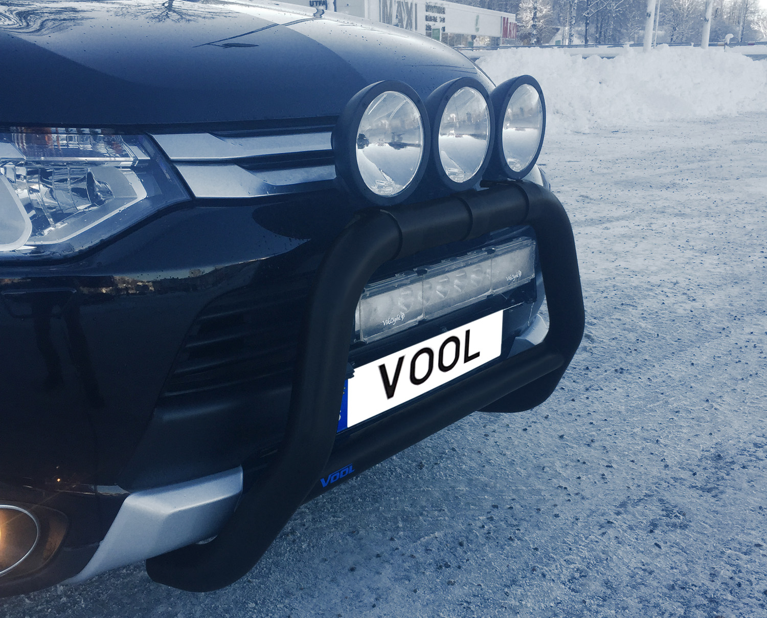 EU Bullbar [Black] - Mitsubishi Outlander 2013-2015