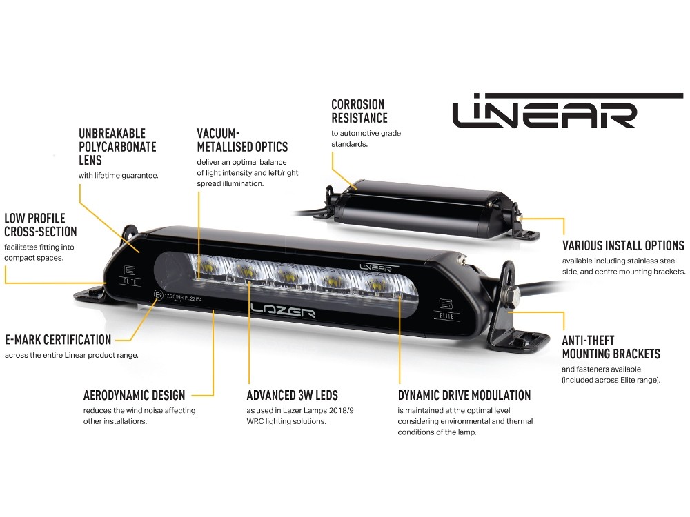 Lazer LED Light Bar Linear 18 - 7