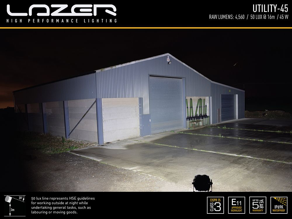 Lazer LED arbetslampa Utility 45 - 5