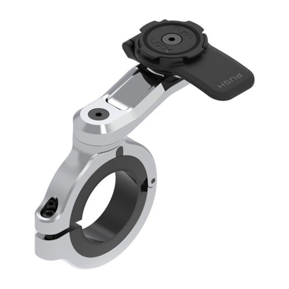 Quad Lock Motorcycle Handlebar Mount Pro Chrome - Large