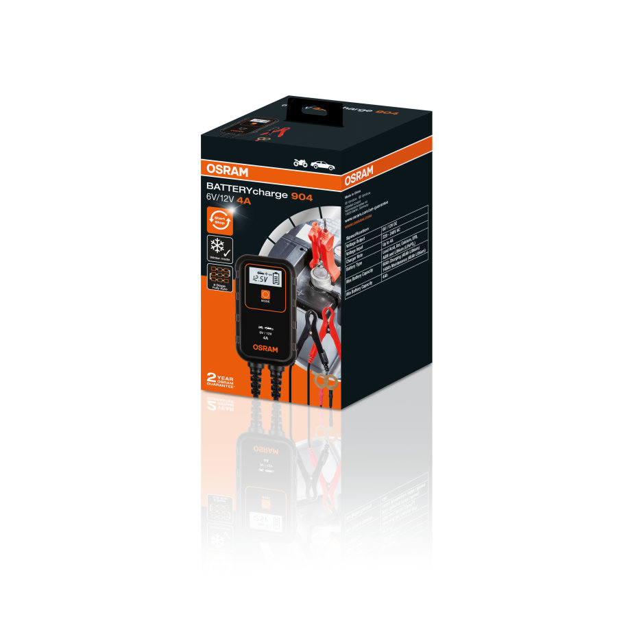 Osram Batterioplader | BATTERYcharge 904 - 2