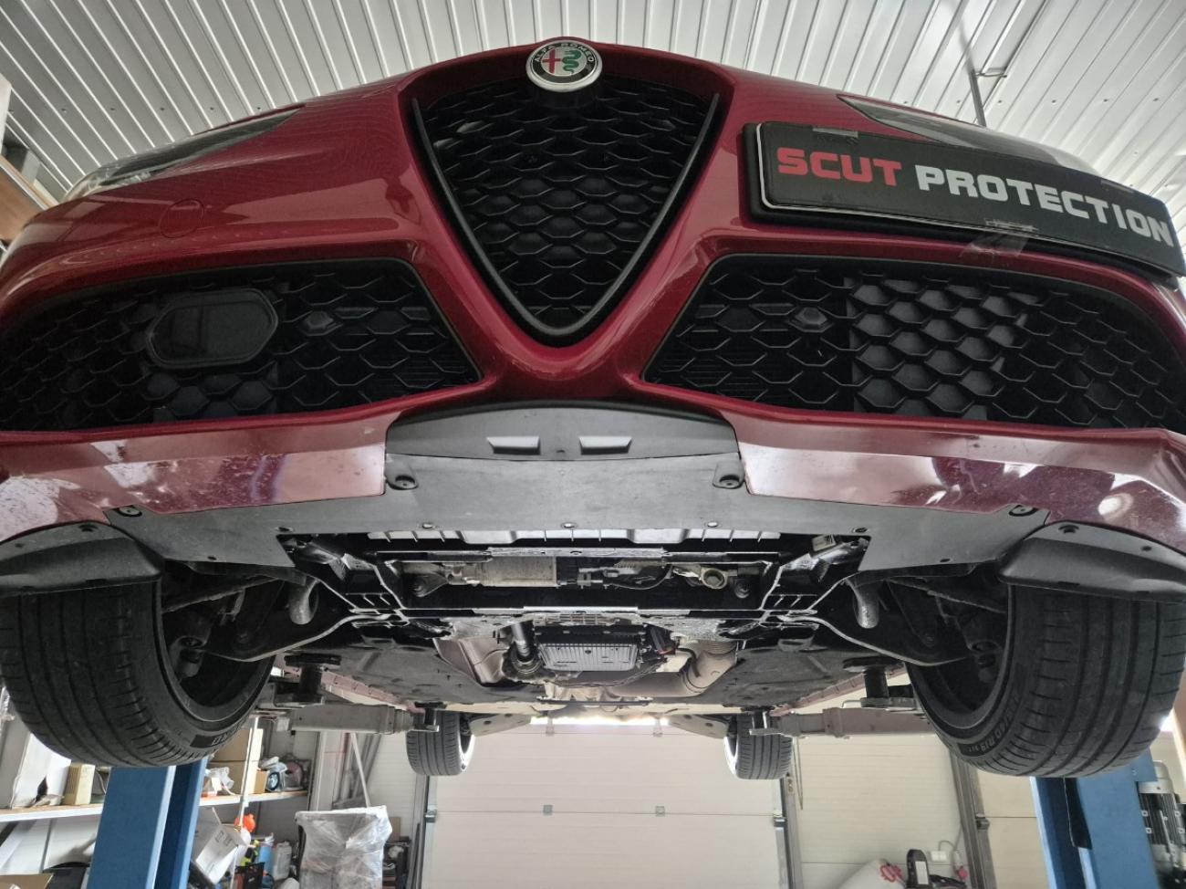 Hasplåt Stål Motor+ | Alfa Romeo Giulia (2015-2026) - 4