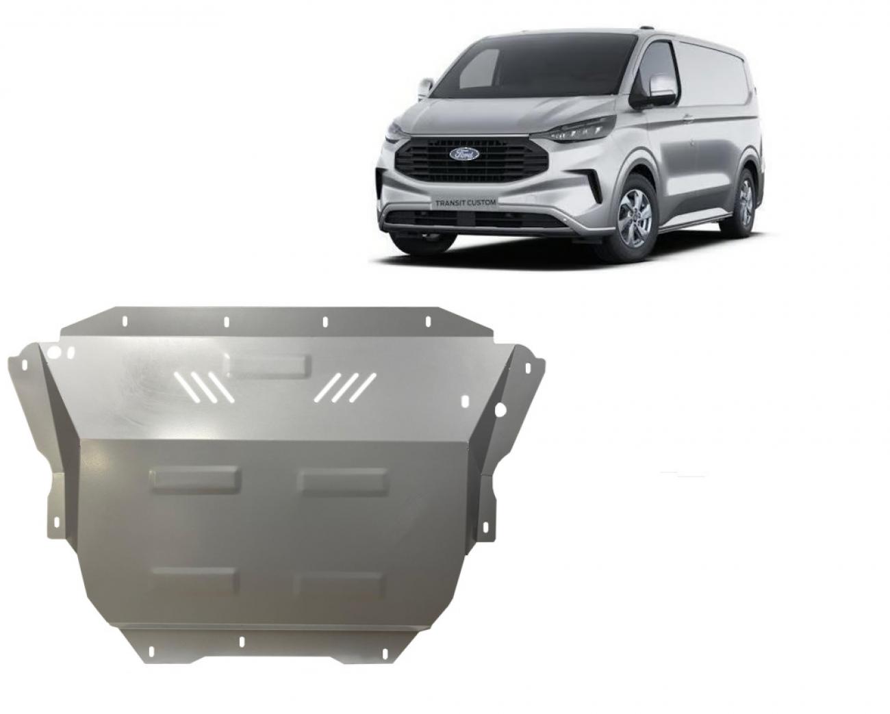 Pohjapanssari Teräs Moottori+ | Ford Transit Custom (2023-2026) - 2