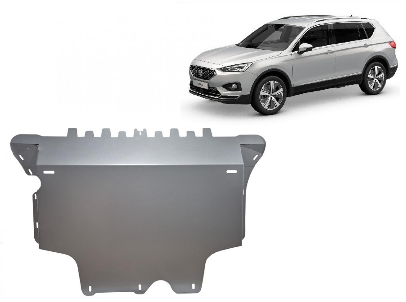 Hasplåt Aluminium Motor+ | Seat Tarraco (2018-2026) - 2