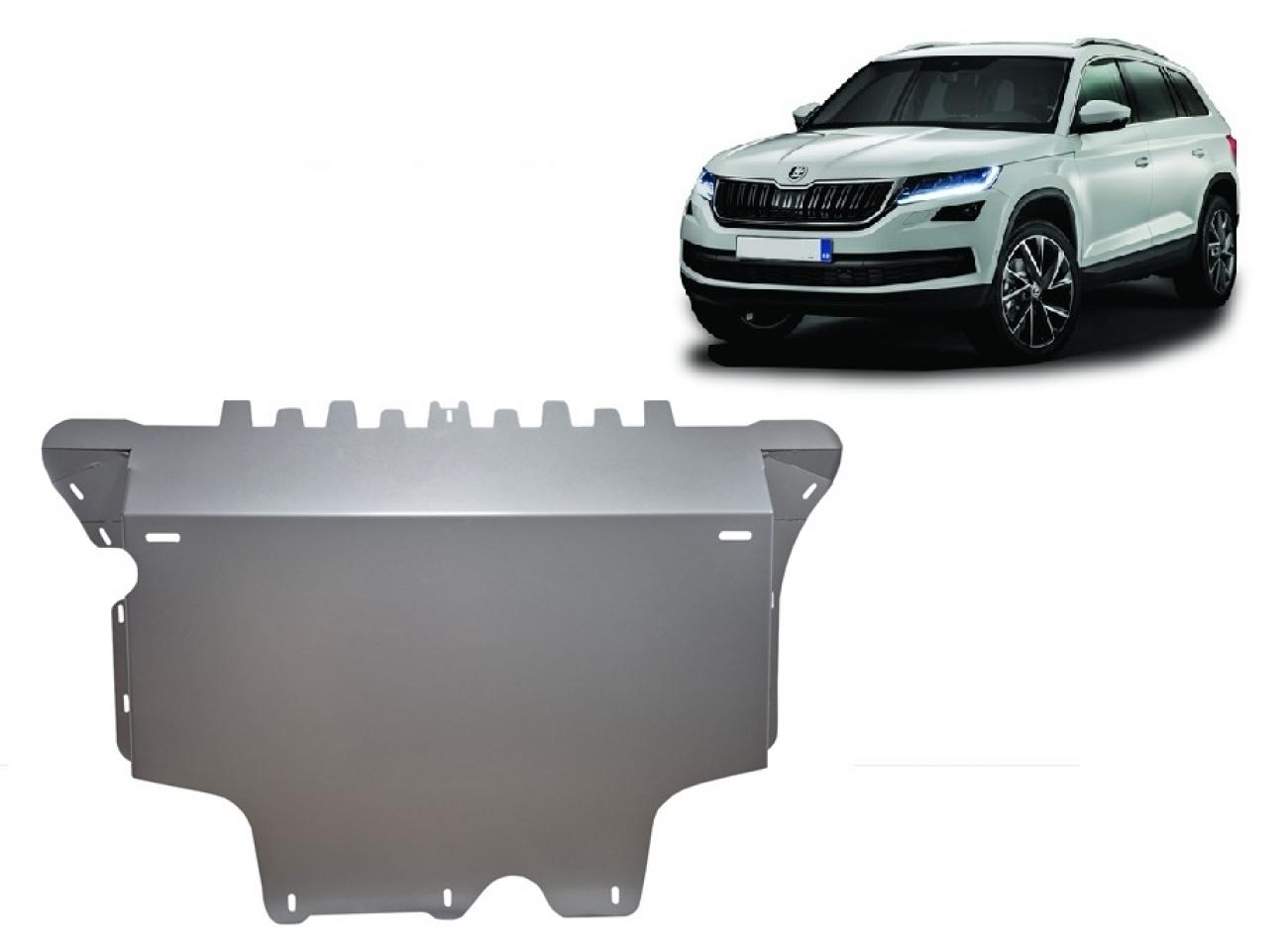 Skid plate Aluminium Engine+ | Skoda Kodiaq (2016-2023) - 2
