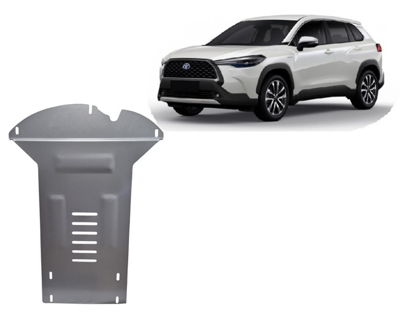 Skid plate Aluminium Catalytic converter | Toyota Corolla Cross (2022-2026) - 3