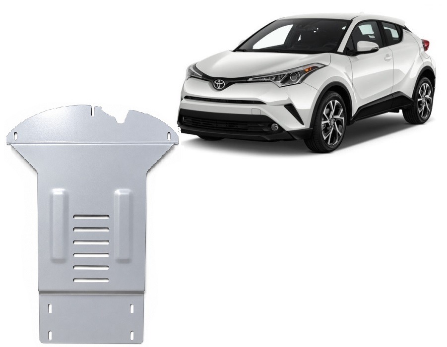 Protezione inferiore in alluminio del catalizzatore | Toyota C-HR (2016-2023) - 2