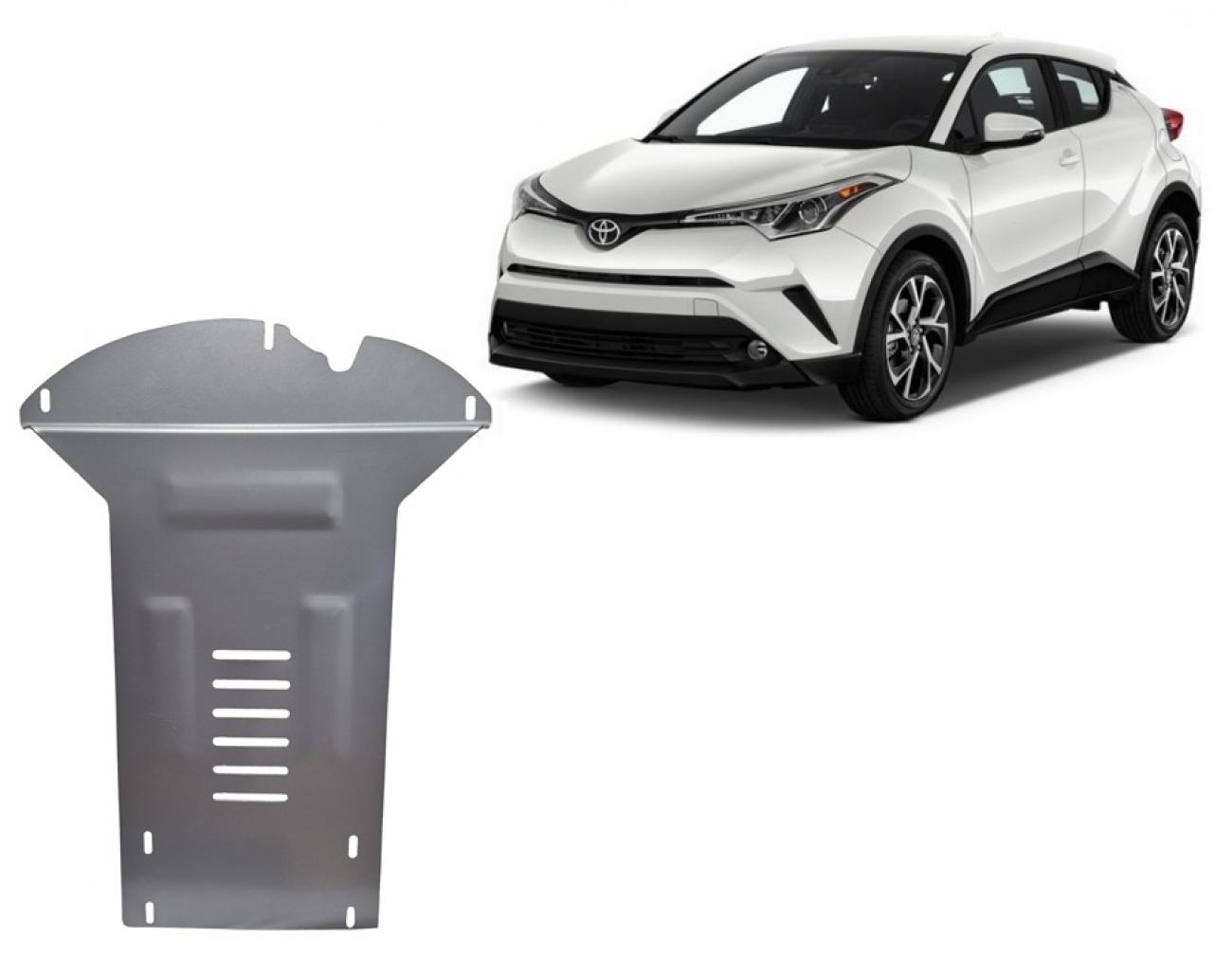 Hasplåt Aluminium Katalysator | Toyota C-HR (2016-2023) - 3