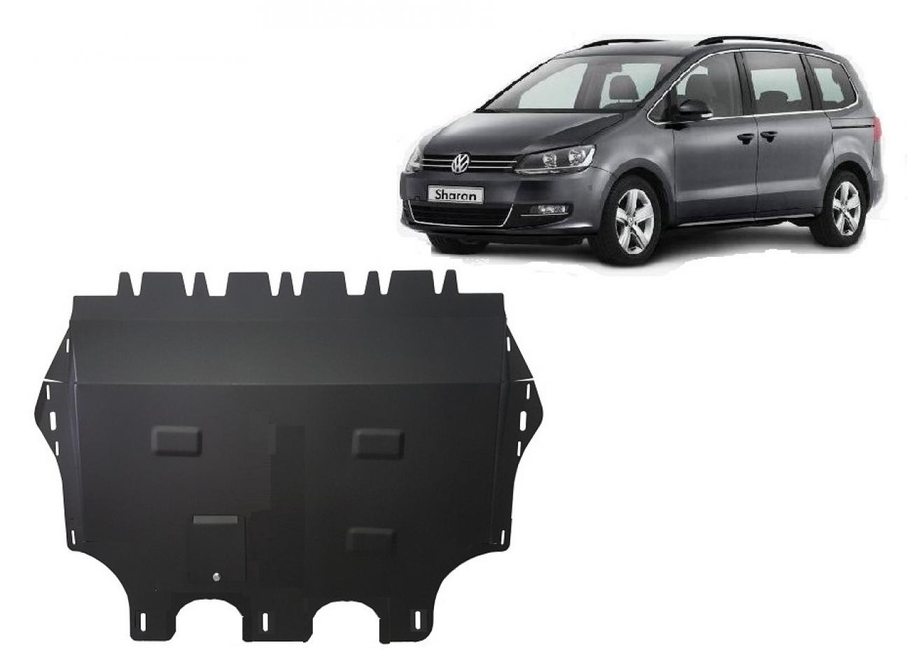 Hasplåt Stål Motor+ | VW Sharan - Webasto (2010-2020) - 2