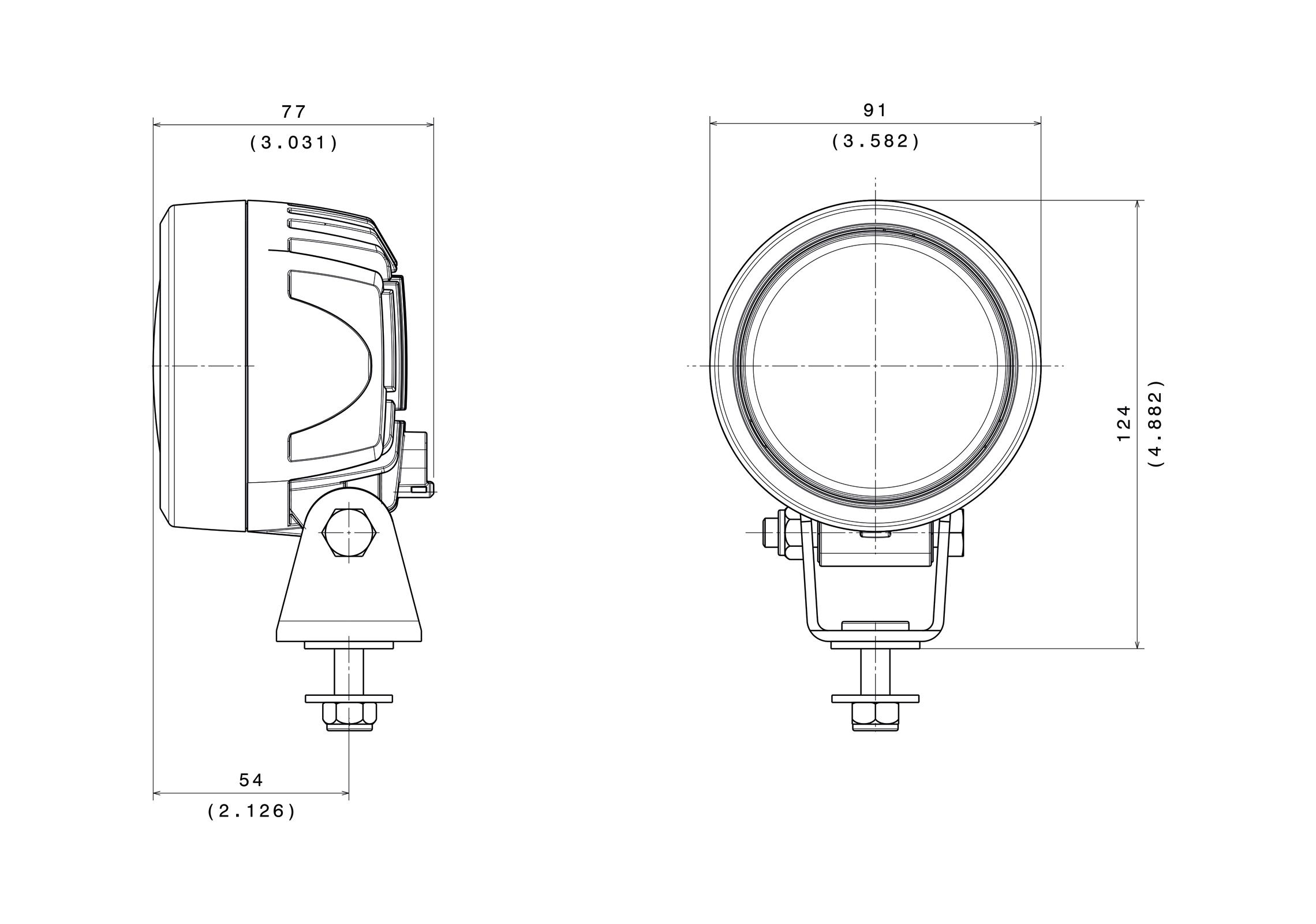 ABL  Arbetslampa LED Compact RL 1000 - 2