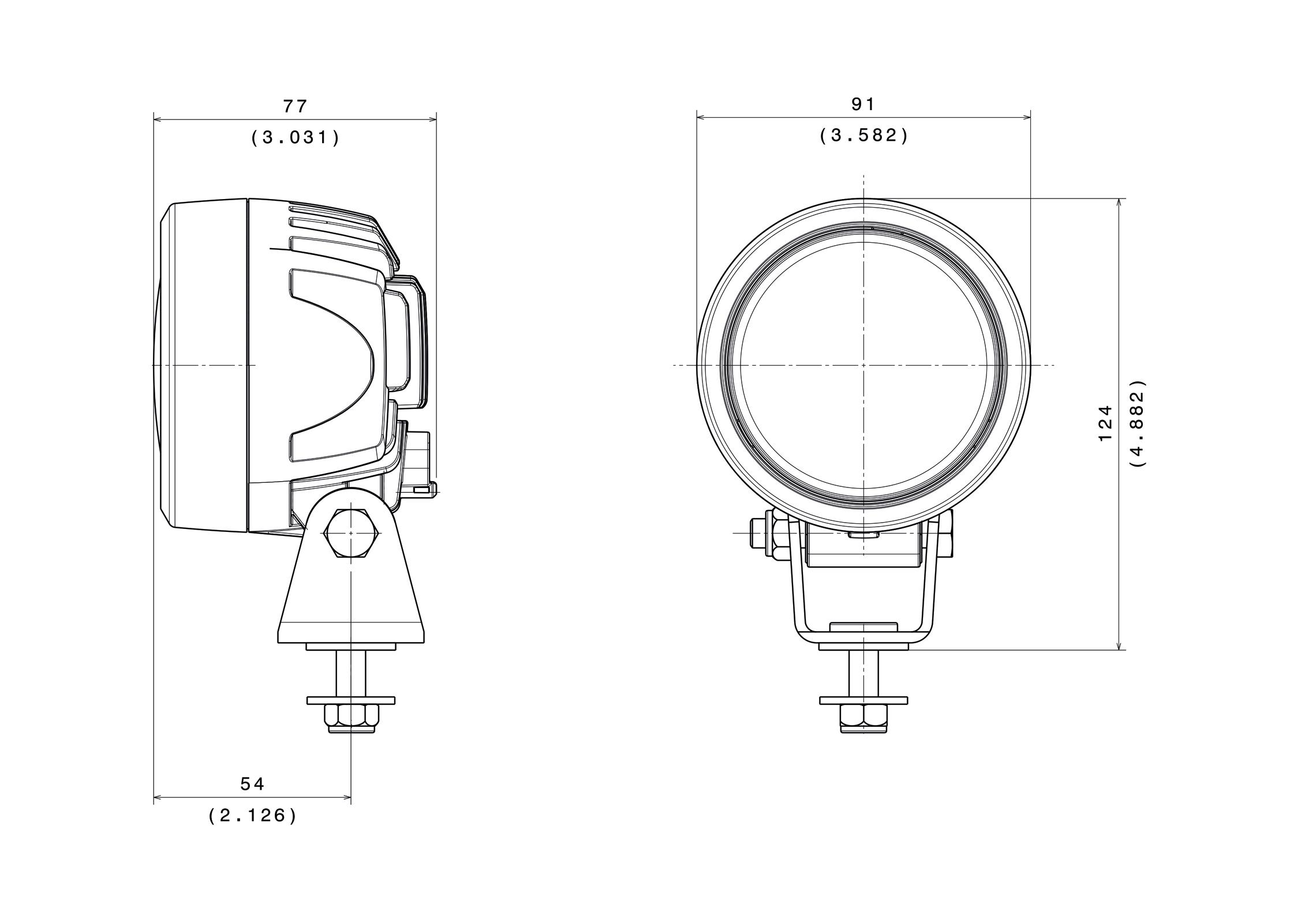 ABL RL - RLA LED - LED compact work light 1500 Lumen - 2
