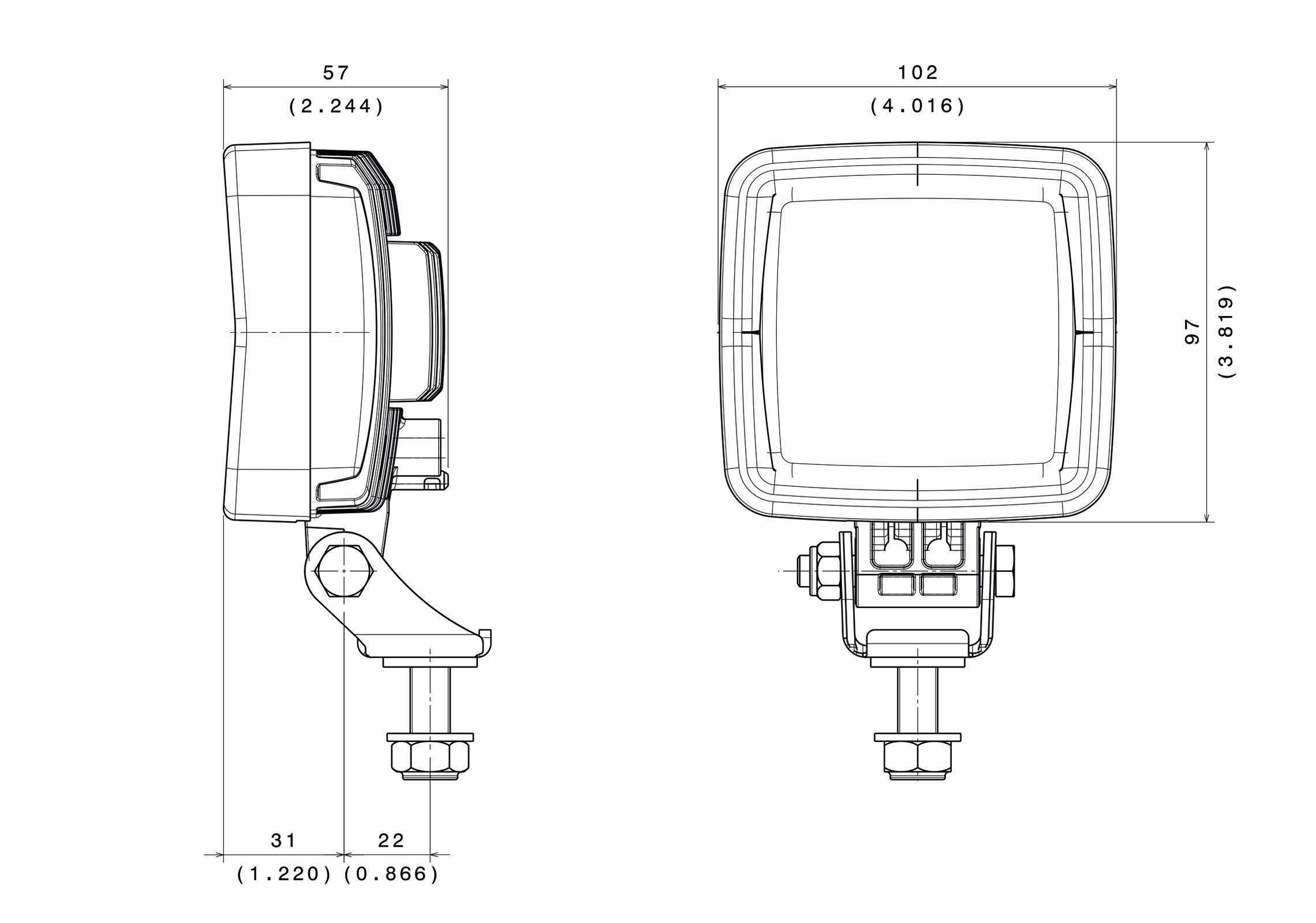 ABL Arbeidslys LED Compact SL 1500 - 2